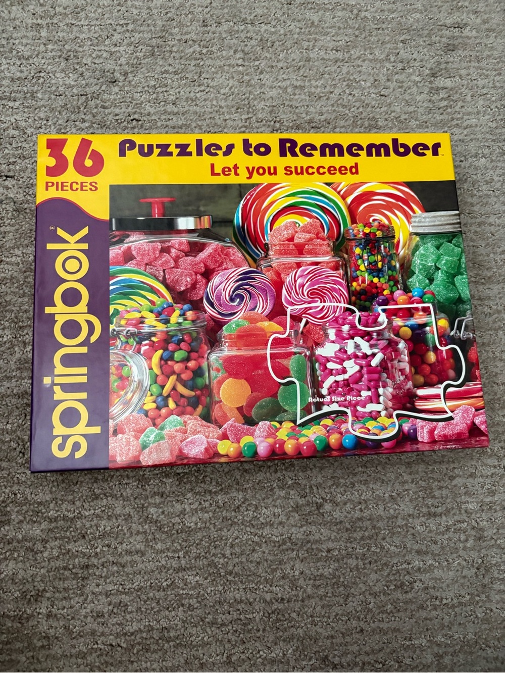 Springbok 2011 Candy Galore 36 Extra Large Piece Jigsaw Puzzle - Complete